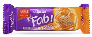 Parle Hide & Seek Fab Orange Cream Filled Biscuits 112G