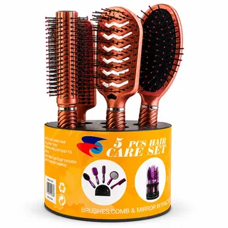 Hair Brush Set With Stand