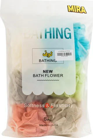 Loofah Assorted 6's