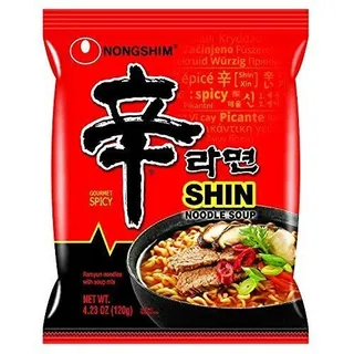 Samyang Shin Ramen Noodle Soup Gourmet Spicy 120G
