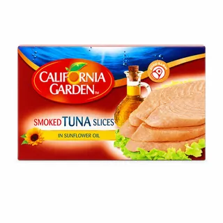 California Garden Tuna Slices Smoked In Sunflower Oil 120G
