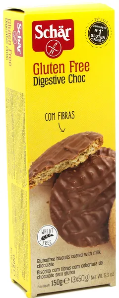 Schar Gluten Free Chocolate Digestive Biscuit 150G