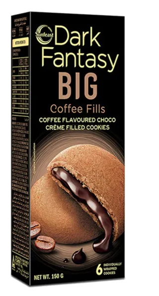 Sunfeast Dark Fantasy Cookies Coffee Fills Luxuria 150G