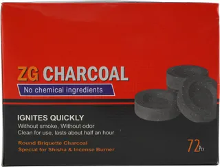 ZG Fast Lighting Charcoal 72's