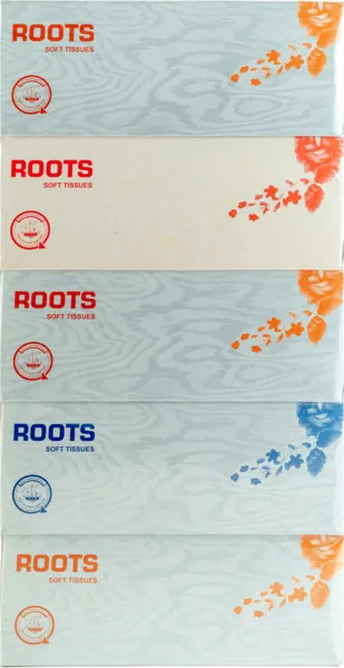 Roots Facial Tissue 5X200's