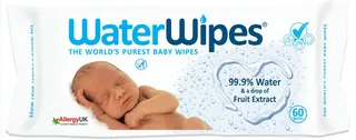 WaterWipes Plastic Free Baby Wipes, 60 Sheets