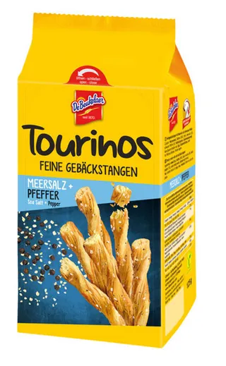 Tourinos Pastry Twists With Salt & Pepper 125G
