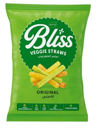Kitco Bliss Veggie Straws Original Flavor
