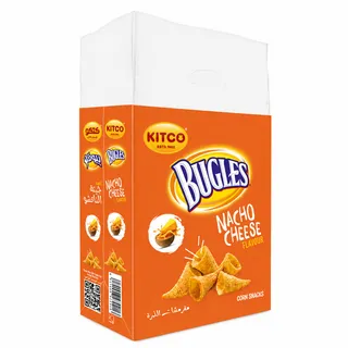 كيتكو بيوجلز سناكات ذرة بجبنة الناتشو 20X15 جم