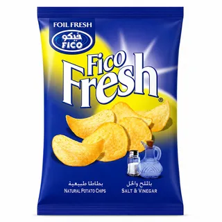 Fico Fresh Salt & Vinegar Potato Chips 16G