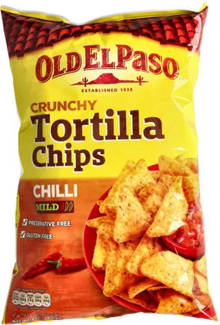 Old El Paso Crunchy Tortilla Chili Mild 185G