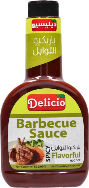 Delicio Spicy Barbecue Sauce 532Ml