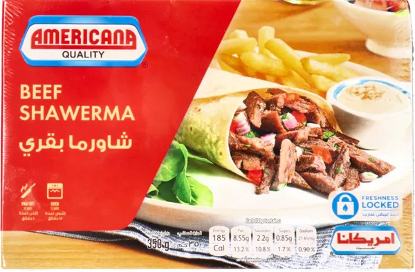 Americana Beef Shawerma 350G