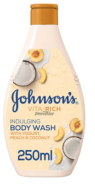 Johnson's Vita Rich Body Wash With Peach & Coconut 250ml
