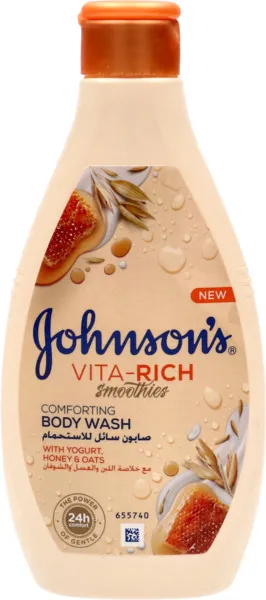 Johnson's Vita Rich Body Wash With Honey & Oats 250Ml