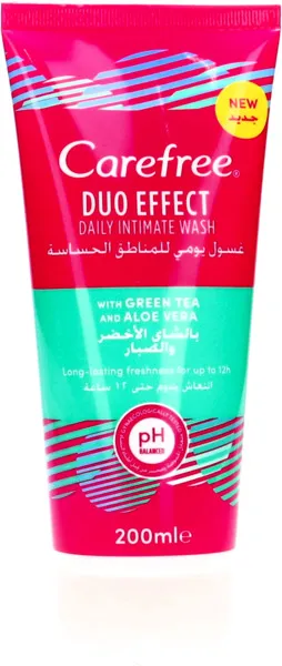 Carefree Intimate Wash With Green Tea & Aloe Vera
