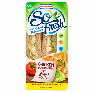 Americana So Fresh Chicken Mayonnaise Sandwich 166g