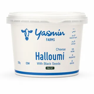 Alban Halloumi Cow's Cheese With Black Seeds 250G
