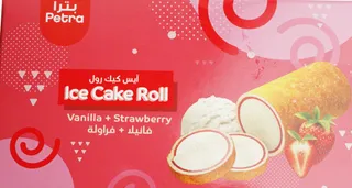 Petra Vanilla & Strawberry Ice Cake Roll 250G