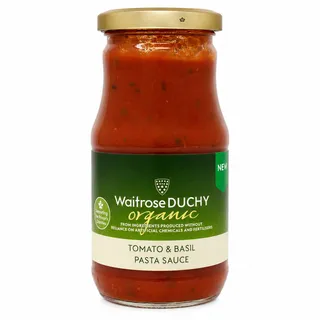 Waitrose Duchy Organic Tomato & Basil Pasta Sauce 290G