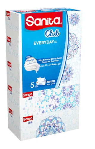 Sanita Club Facial Tissue 170's 4+1