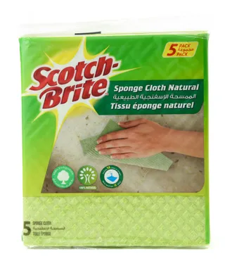 Scotch Brite 3M Sponge Cloth 5's
