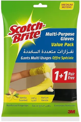 Scotch Brite Gloves Medium 1+1