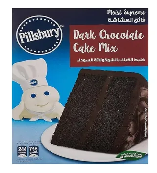 Pillsbury Moist Supreme Dark Chocolate Cake Mix 485G