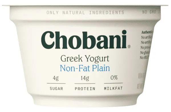 Chobani Plain Non-Fat Greek Yogurt