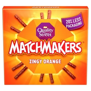 Quality Street Matchmakers Zing Orange Chocolate Fingers 120G