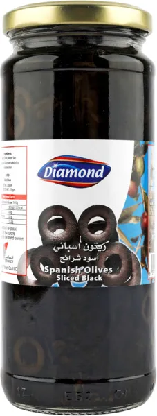 Diamond Slice Black Olive 170G