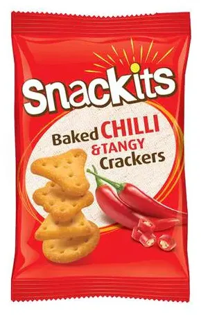 Snackits Baked Chilli & Tangy Crackers 40G