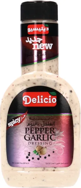 Delicio Spicy Pepper Garlic Dressing 267Ml