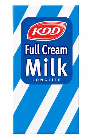 KDD Full Cream Long Life Milk, 250ml