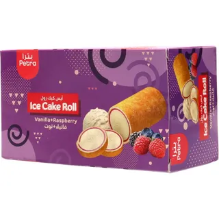 Petra Vanilla & Raspberry Ice Cake Roll 250G