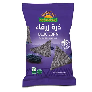 Natureland Blue Corn Tortilla Chips 45G