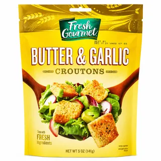 Fresh Gourmet Butter & Garlic Croutons 141G