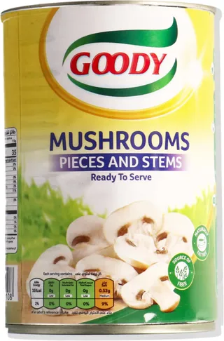 Goody Mushrooms Pieces & Stems 400G