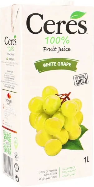 Ceres 100% White Grape Fruit Juice 1L