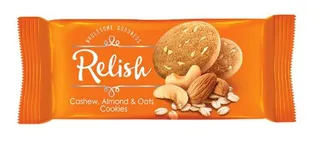 Relish Cashew, Almond & Oats Cookies 42G