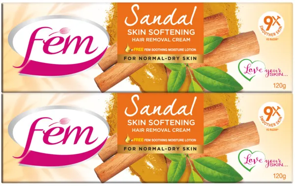 Fem Hair Removing Cream Assorted 2X120G