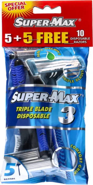 Supermax 3 Disposable Razor