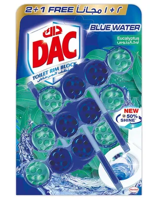 Dac Blue Water Toilet Rim Block 3X50G