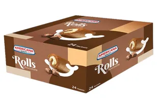 أمريكانا ميني رول بالشوكولاتة 25X24 جم