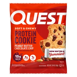 Quest Peanut Butter & Chocolate Chip Protein Cookie 58G