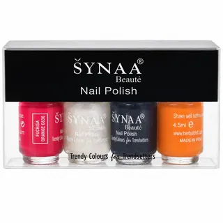 Synaa Beaute Assorted Nail Polish 10X4.5Ml