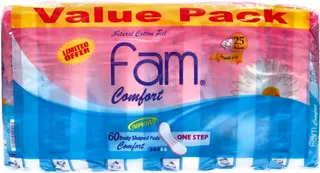 Fam Comfort Sanitary Pads 60pcs