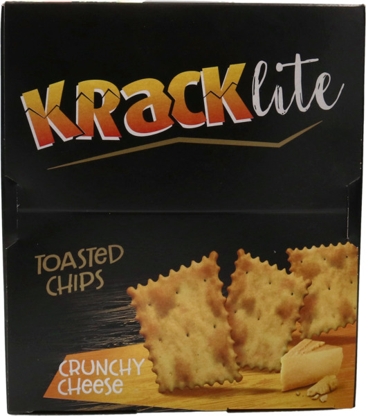 Kracklite Crunchy Cheese Toasted Chips 12X26G