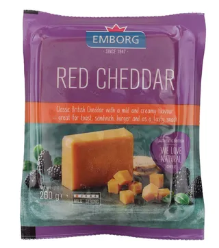 Emborg Red Cheddar Cheese 200G