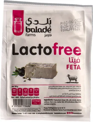 Balade Farms Lactofree Sheep Feta Cheese 150G